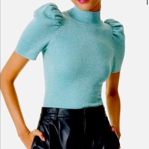 Alice and Olivia Isa wool-blend pullover.